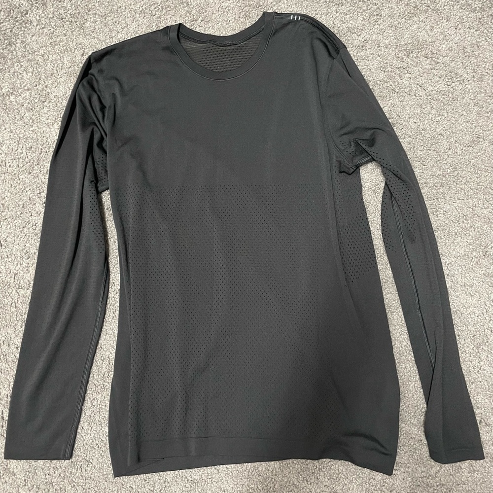 Mens Lululemon Mental Vent Tech LS Size M